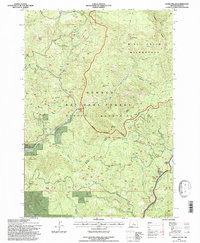 Download a high-resolution, GPS-compatible USGS topo map for Steins Pillar, OR (1997 edition)