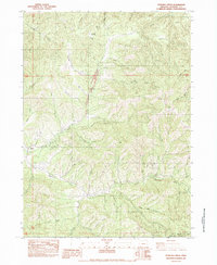 Download a high-resolution, GPS-compatible USGS topo map for Sterling Creek, OR (1983 edition)