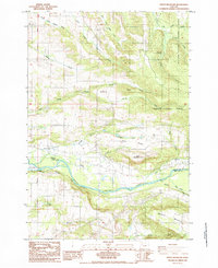 Download a high-resolution, GPS-compatible USGS topo map for Stout Mountain, OR (1985 edition)
