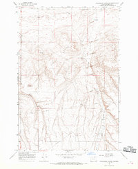 Download a high-resolution, GPS-compatible USGS topo map for Strawberry Canyon NE, OR (1970 edition)