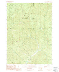 Download a high-resolution, GPS-compatible USGS topo map for Sugarpine Creek, OR (1990 edition)