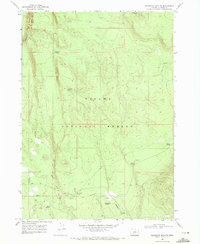 preview thumbnail of historical topo map of Klamath County, OR in 1968