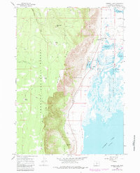 Download a high-resolution, GPS-compatible USGS topo map for Summer Lake, OR (1984 edition)