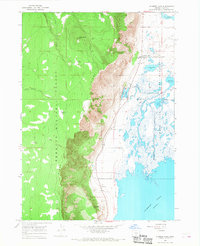 Download a high-resolution, GPS-compatible USGS topo map for Summer Lake, OR (1968 edition)