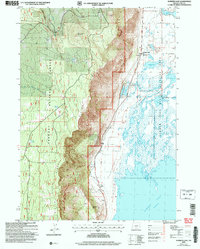 Download a high-resolution, GPS-compatible USGS topo map for Summer Lake, OR (2007 edition)