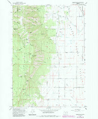 Download a high-resolution, GPS-compatible USGS topo map for Summerville, OR (1985 edition)