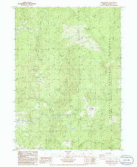 Download a high-resolution, GPS-compatible USGS topo map for Sundown Mtn, OR (1986 edition)