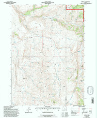 Download a high-resolution, GPS-compatible USGS topo map for Suplee, OR (1997 edition)