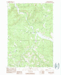 Download a high-resolution, GPS-compatible USGS topo map for Susanville, OR (1990 edition)