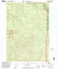 Download a high-resolution, GPS-compatible USGS topo map for Swamp Mountain, OR (2001 edition)