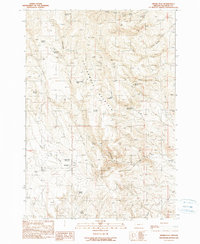 Download a high-resolution, GPS-compatible USGS topo map for Swede Flat, OR (1990 edition)