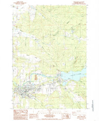 Download a high-resolution, GPS-compatible USGS topo map for Sweet Home, OR (1985 edition)