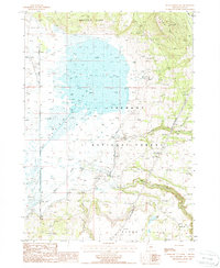 Download a high-resolution, GPS-compatible USGS topo map for Sycan Marsh East, OR (1988 edition)