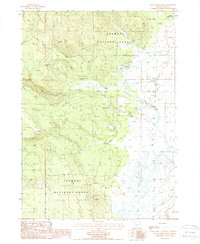 Download a high-resolution, GPS-compatible USGS topo map for Sycan Marsh West, OR (1988 edition)