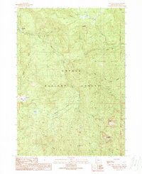Download a high-resolution, GPS-compatible USGS topo map for Taft Mountain, OR (1990 edition)
