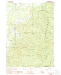 Download a high-resolution, GPS-compatible USGS topo map for Takilma, OR (1989 edition)