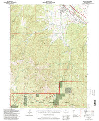 Download a high-resolution, GPS-compatible USGS topo map for Talent, OR (1998 edition)