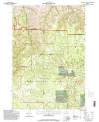 Download a high-resolution, GPS-compatible USGS topo map for Tamarack Gulch, OR (1998 edition)