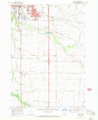preview thumbnail of historical topo map of Tangent, OR in 1969