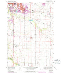 Download a high-resolution, GPS-compatible USGS topo map for Tangent, OR (1987 edition)
