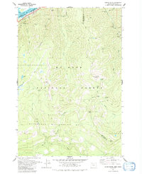 preview thumbnail of historical topo map of Multnomah County, OR in 1979
