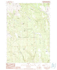 Download a high-resolution, GPS-compatible USGS topo map for Telephone Butte, OR (1990 edition)