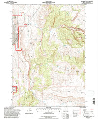 Download a high-resolution, GPS-compatible USGS topo map for Teller Butte, OR (1997 edition)
