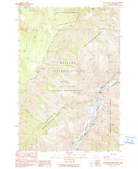 Download a high-resolution, GPS-compatible USGS topo map for Temperance Creek, OR (1990 edition)