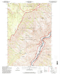 Download a high-resolution, GPS-compatible USGS topo map for Temperance Creek, OR (1999 edition)