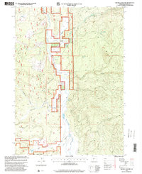 Download a high-resolution, GPS-compatible USGS topo map for The Bull Pasture, OR (2000 edition)
