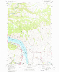 preview thumbnail of historical topo map of Wasco County, OR in 1974