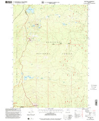 Download a high-resolution, GPS-compatible USGS topo map for The Twins, OR (2001 edition)