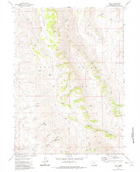 Download a high-resolution, GPS-compatible USGS topo map for The V, OR (1982 edition)