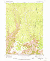 preview thumbnail of historical topo map of Morrow County, OR in 1969