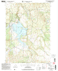 Download a high-resolution, GPS-compatible USGS topo map for Thompson Reservoir, OR (2007 edition)
