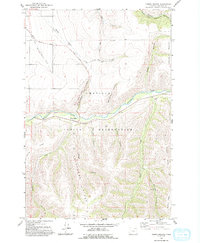 Download a high-resolution, GPS-compatible USGS topo map for Thorn Hollow, OR (1993 edition)