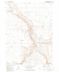 Download a high-resolution, GPS-compatible USGS topo map for Three Forks, OR (1980 edition)