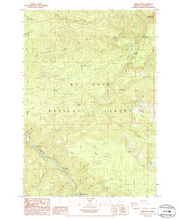 Download a high-resolution, GPS-compatible USGS topo map for Three Lynx, OR (1986 edition)