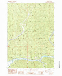 Download a high-resolution, GPS-compatible USGS topo map for Tiernan, OR (1984 edition)