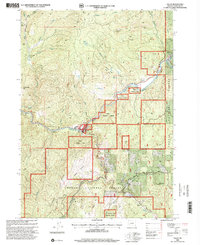 Download a high-resolution, GPS-compatible USGS topo map for Tiller, OR (2000 edition)