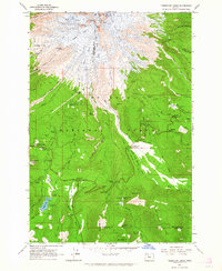 Download a high-resolution, GPS-compatible USGS topo map for Timberline Lodge, OR (1964 edition)