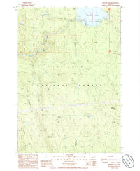 Download a high-resolution, GPS-compatible USGS topo map for Timothy Lake, OR (1985 edition)
