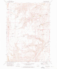 Download a high-resolution, GPS-compatible USGS topo map for Tims Peak, OR (1974 edition)