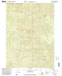 Download a high-resolution, GPS-compatible USGS topo map for Tincup Peak, OR (2001 edition)
