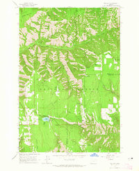 Download a high-resolution, GPS-compatible USGS topo map for Tollgate, OR (1965 edition)