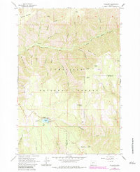 Download a high-resolution, GPS-compatible USGS topo map for Tollgate, OR (1984 edition)