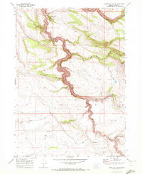 Download a high-resolution, GPS-compatible USGS topo map for Tombstone Canyon, OR (1972 edition)