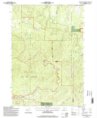 Download a high-resolution, GPS-compatible USGS topo map for Tower Mountain, OR (1998 edition)
