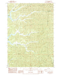 Download a high-resolution, GPS-compatible USGS topo map for Trail Butte, OR (1985 edition)