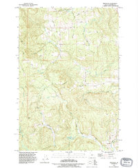 preview thumbnail of historical topo map of Columbia County, OR in 1990